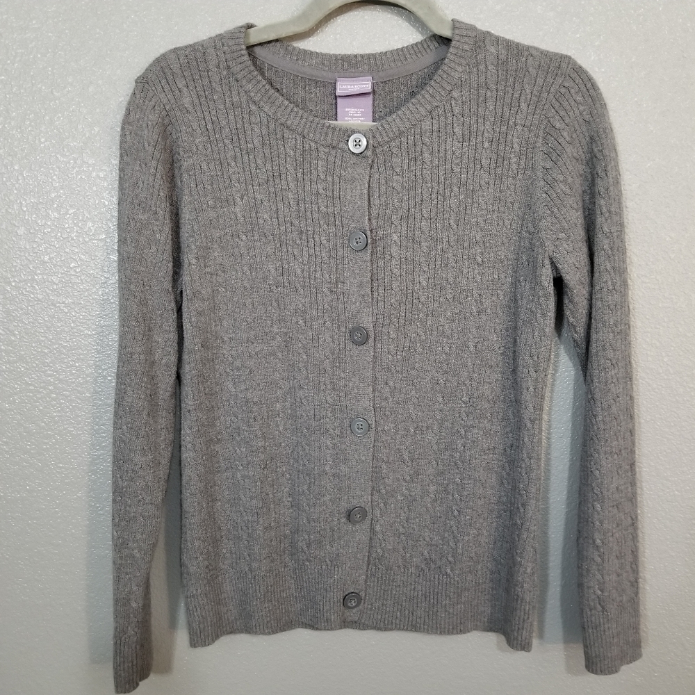 Laura Scott Petite Women's Button Up Cardigan
